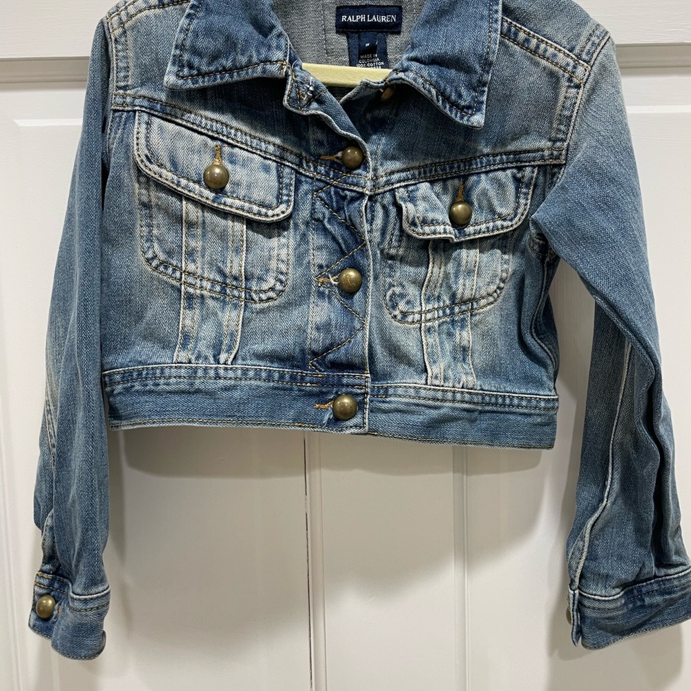 Ralph Lauren Girls Denim Jacket - Blue